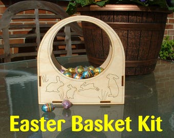 Easter Basket Kit DIY Felt Toys Pure Wool Felt Sewing