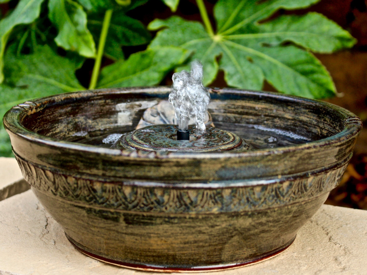  Cat  Water  Fountain  Ceramic  Fountain  Pet Fountain 