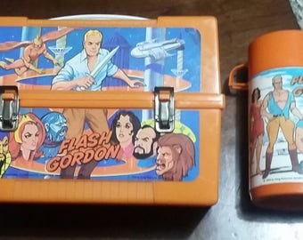 1979 Flash Gordon Lunch Box With Thermos