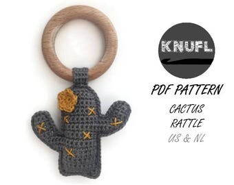 CROCHET PATTERN rattle cactus