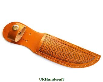 Leather Knife Sheath, Small Leather Sheath, Leather Knife Pouch, Leather Sheath, Hunting Knife Sheath, Recreation Knife Sheath, Knife Pouch