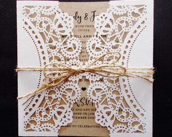 Rustic Elegance Invitation SAMPLE