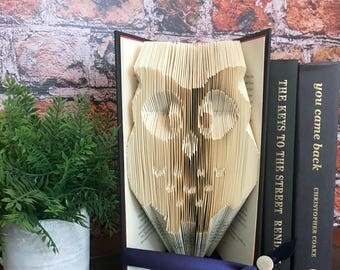 Owl Gifts For Women, Owl Gifts For Girls, Owl Gifts For Baby Girls, Teenage Girls Gift, Unusual Gifts For Women, Folded Book Art,
