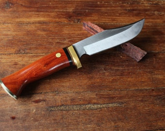 Traditional Bowie Knife - Hunting Bowie Knife Sheath, Quality Bowie Knife, Handmade Knives, Good Camping Knife, Hand Forged Bowie Knife EDC