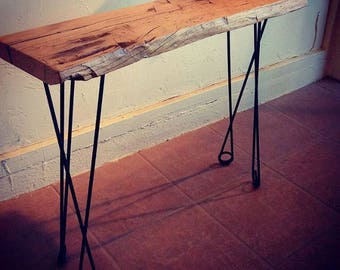 Sale! Metal Table Legs, 16"-36", 4 PC Set, Unique Hairpin, Safety Pin Style, Handmade, Metal, Steel