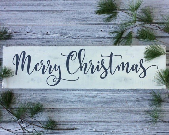 Merry Christmas Sign Christmas wood signs by CherieKaySigns