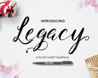 3 digital fonts for 5 dollar - Handwritten and watercolor font download. Calligraphy font. Get these downloadable fonts, perfect for wedding