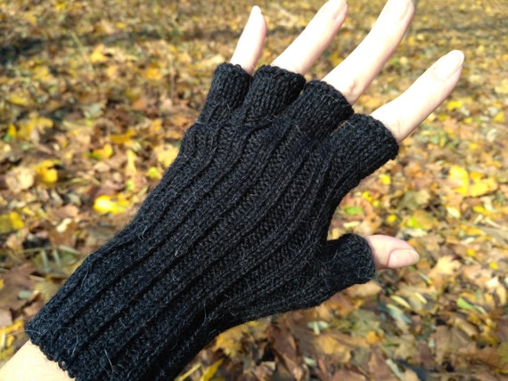gloves how fingerless crochet alpaca half gloves finger wool Womens gloves gloves gloves