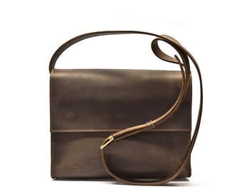 Women's leather bag, leather handbag, leather crossbody bag, leather shoulder bag, leather handbag, cross body bag, women's brown bag