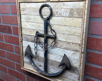 Anchor, Metal Anchor, Anchor Decor, Rustic Anchor, Beach decor, Nautical decor, Beach House, Rustic Anchor, Rustic Beach House.