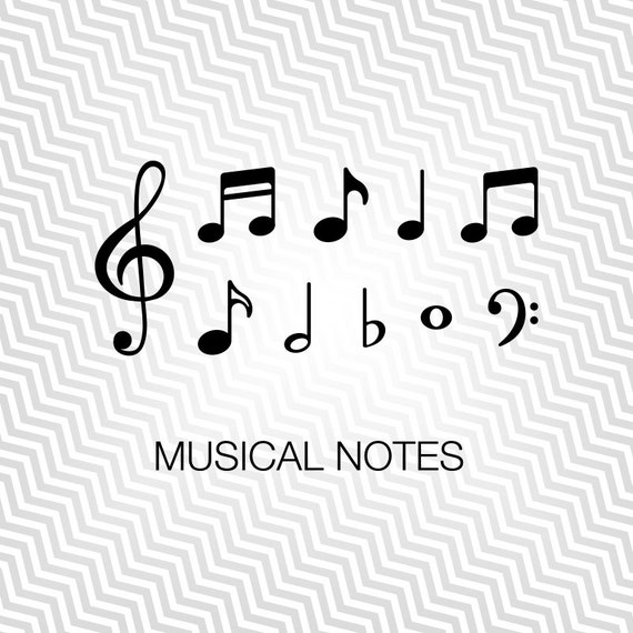 Download Music Notes Svg Music Graphic Cutout Vector art Cricut