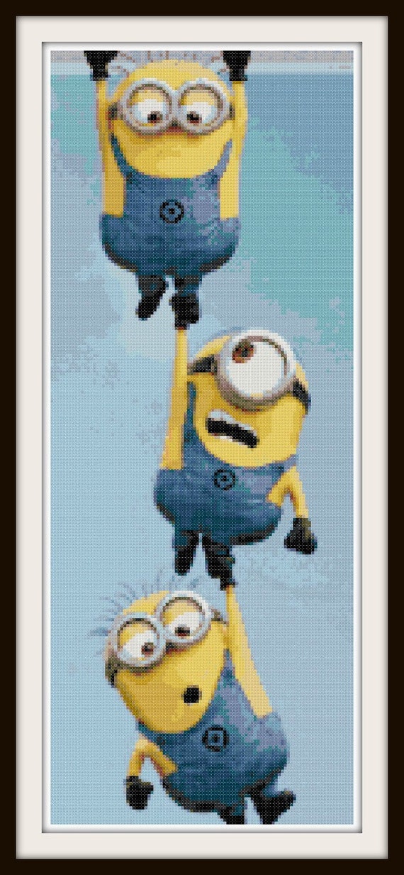 Minions Cross Stitch Pattern Minions Despicable Me PDF