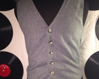70's/ vintage tweed/ vest /wool/ vest/ mens vest/ wedding/ groomsman/ formal vest/70s clothing