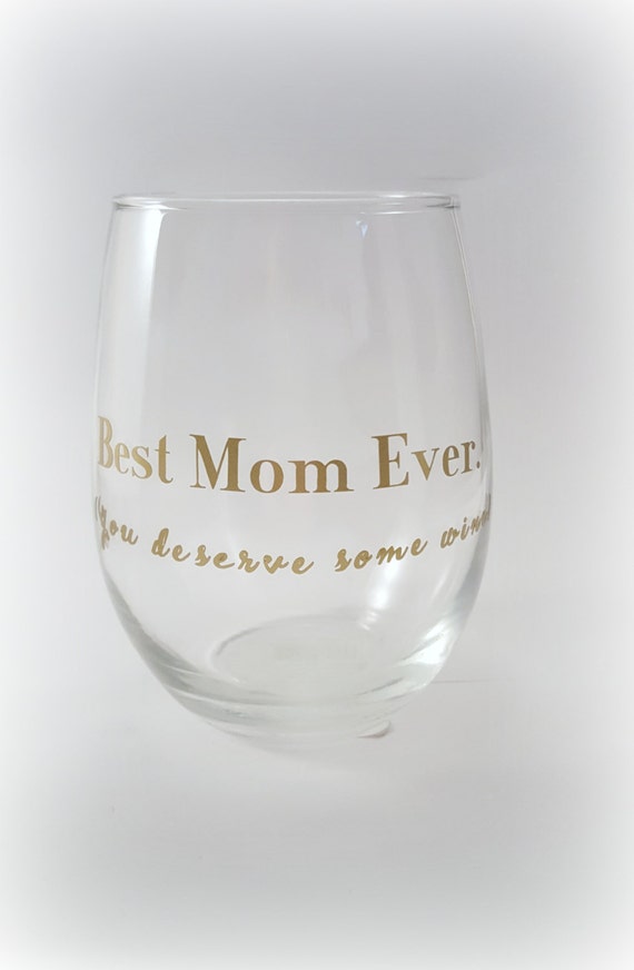 Funny Wine Glasses Mom Wine Glass Gift for Mom Wine Gift