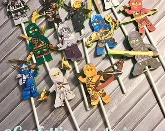 Ninjago Cupcake Toppers