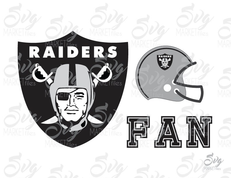 Download Oakland Raiders Cuttable Design File SVG EPS JPG For