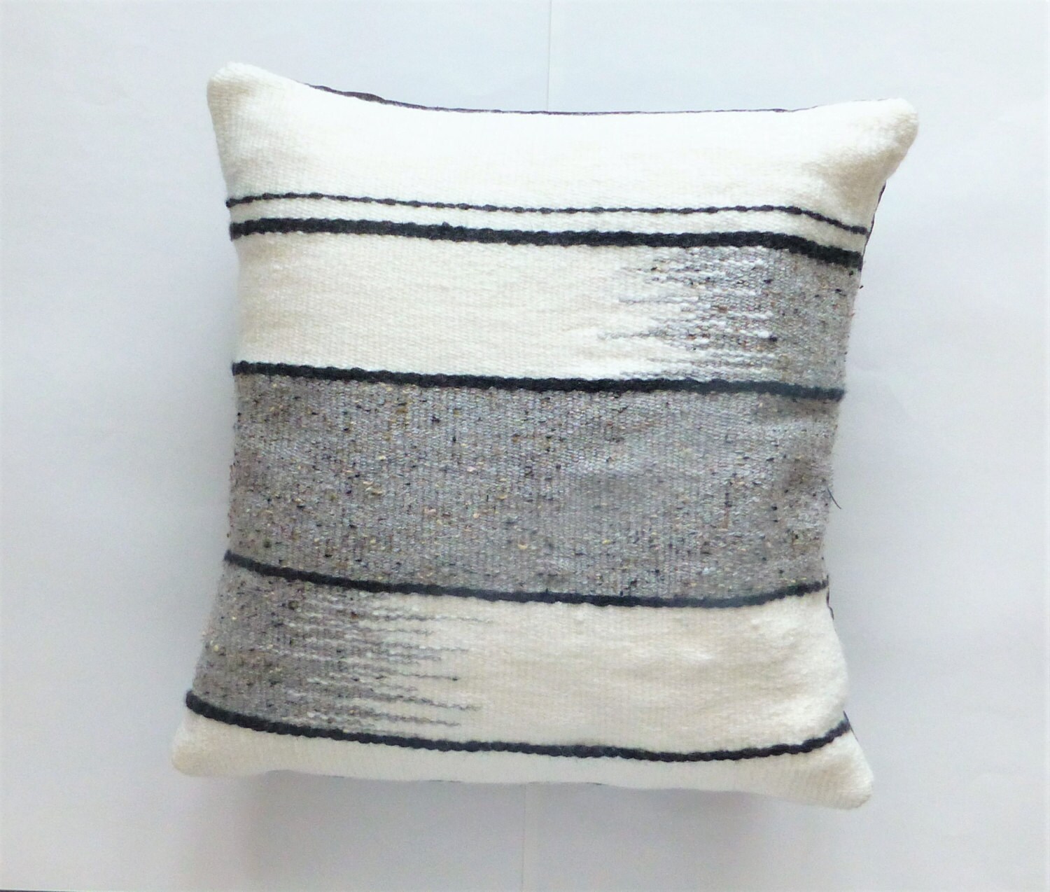 Woven pillows handmade throw pillow couch pillow