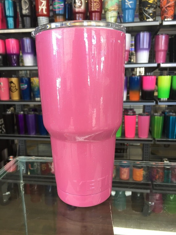 Sparkle light pink yeti 30oz