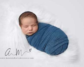 Indigo Newborn Wrap~ Newborn Photography Prop