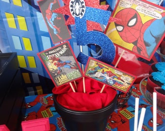 Spiderman centerpiece | Etsy