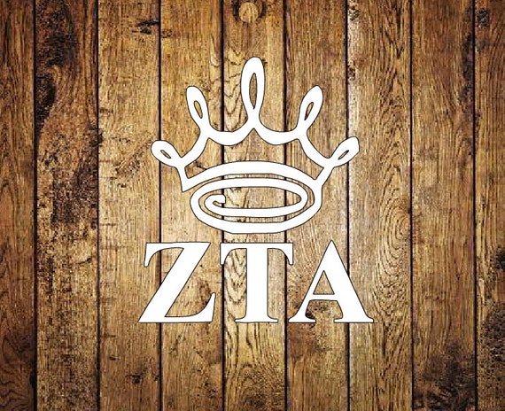 Zeta Tau Alpha Crown Decal