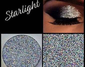 Starlight Silver Multi Tonal Pressed Glitter Eyeshadow