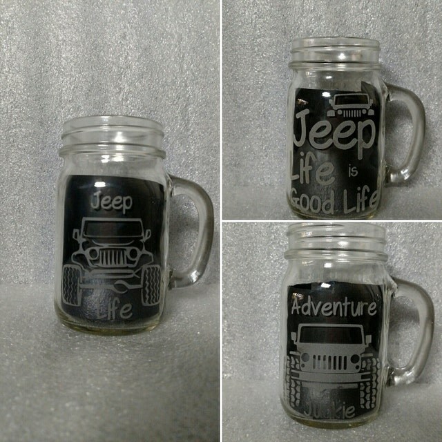 Glass Etching Vinyl Decals Powder Coated by TCCoatingsUnlimited