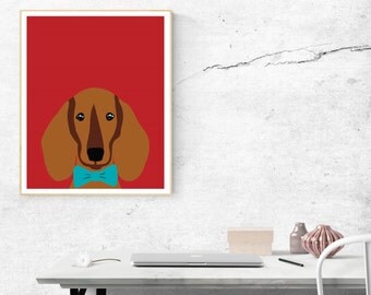 Dachshund Wall Art dachshund art | etsy Dachshund Wall Art dachshund art | etsy