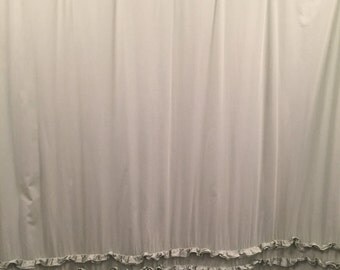 Ruffle shower curtain | Etsy