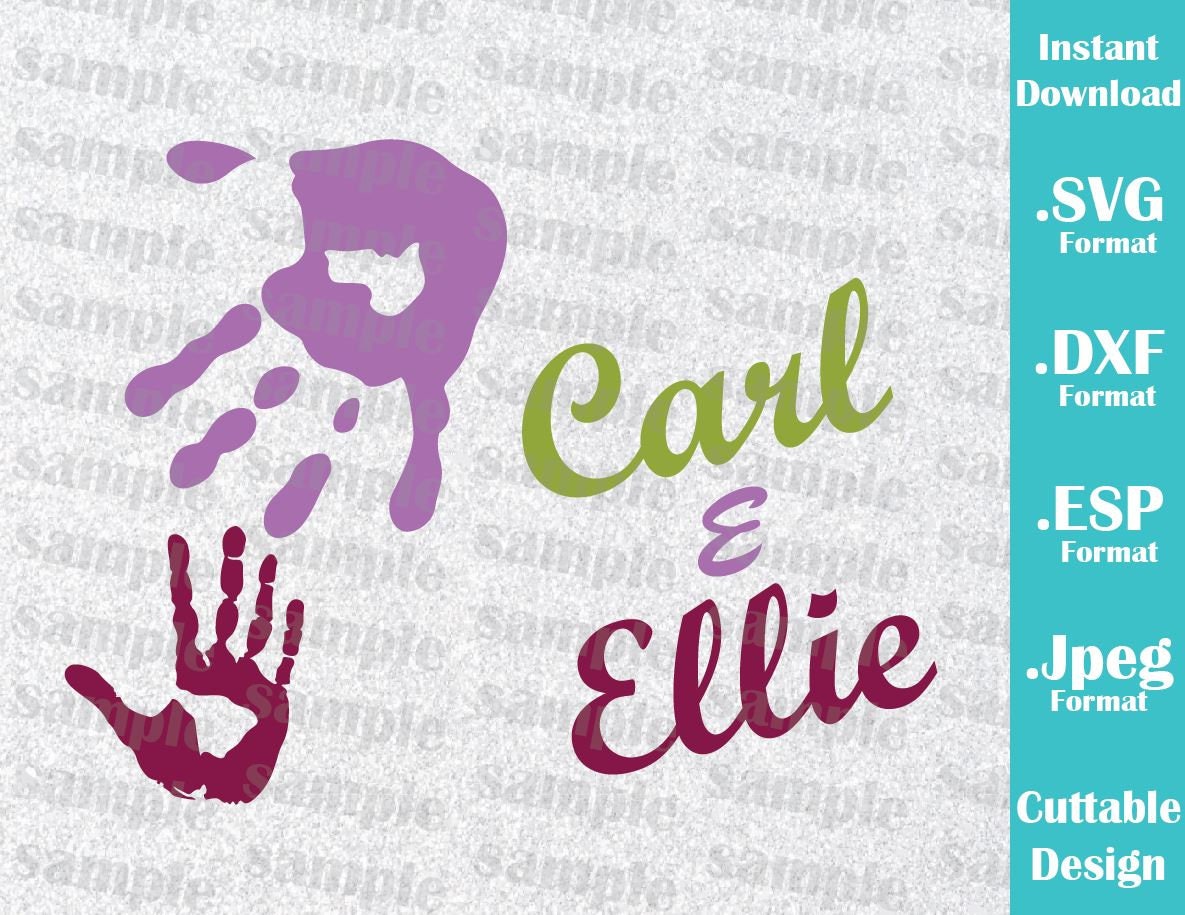 Download INSTANT DOWNLOAD SVG Disney Inspired Carl and Ellie Up ...