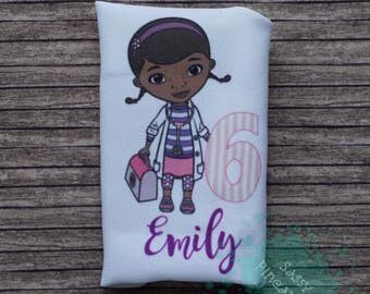 Doc Mcstuffins Birthday Shirt, Birthday Shirt, Girl Shirt, personalized Shirt