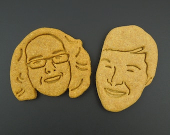 Custom Cookie Cutter Of Your Face 3D Printed Personalised Christmas Cookie Cutter With Your Image or Portrait - Gift for Bakers