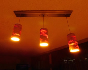 Translucent Wooden Lighting Can Style Pine Cylinder Hanging Pendant Light