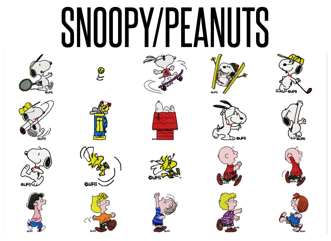 Snoopy Embroidery Designs: Fun and Playful Patterns for Your Next ...