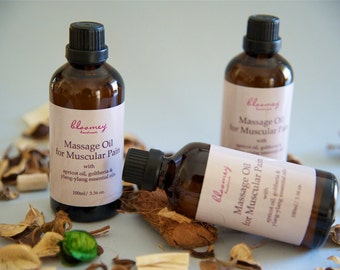 Pain Relief Massage Oil, Muscle Pain Oil, Pain Discomfort Healing Oil, Natural Pain Killer Oil, Relaxation Massage Oil, Natural Pain Relief