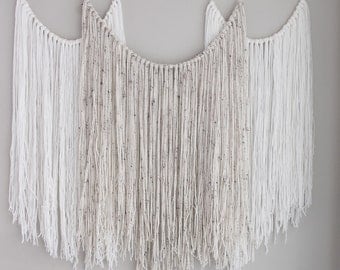 Large wall hanging | tapestry | yarn macrame | bohemian art