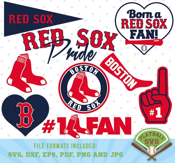 Download Boston Red Sox SVG files baseball designs contains dxf eps