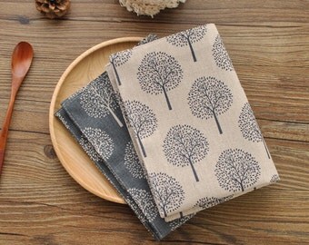 Mulberry Trees Linen Placemats, Linen tea towel, Simple linen placemats, Linen fabric, Dining placemats