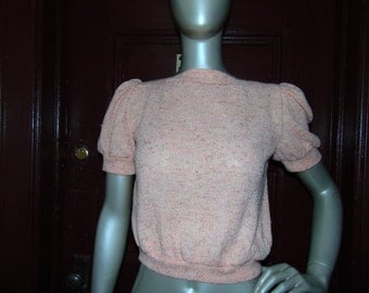 Puffy Short Sleeve Sweater