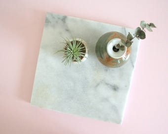 Marble Tray / Marble Slab / Marble Serving Tray / Marble Cutting Board / Marble Ottoman Tray