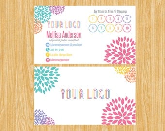 Punch Card, Buy 10 Get 1 Free, Free Leggings Style Marketing Card02 | FC_02
