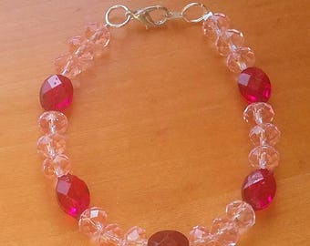 Pale pink bracelet