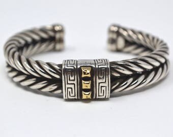 Greek key bracelet | Etsy