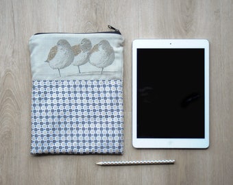 Dress handkerchief, cover, case, bag, case padded 21 x 26 cm Sanderlings