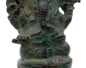 Old antique bronze Ganesh Ganesha