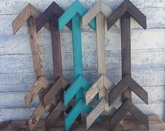 Rustic Arrow-Arrow wall decor-Rustic Arrow-Stained wooden arrow-Painted wooden Arrow-wood arrow-rustic wooden arrow-western wall decor
