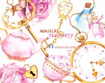 Alice png , Alice in wonderland clipart png , alice supplies , mad hatter clipart , Alice birthday card, tea party birthday card clips