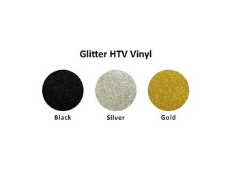Heat Transfer Vinyl Glitter Sheets HTV 12" X 9" Easy Weed, htv, PU, Polyurethane, Heat Transfer Vinyl, DIY, T Shirt Vinyl, Heat Press Vinyl