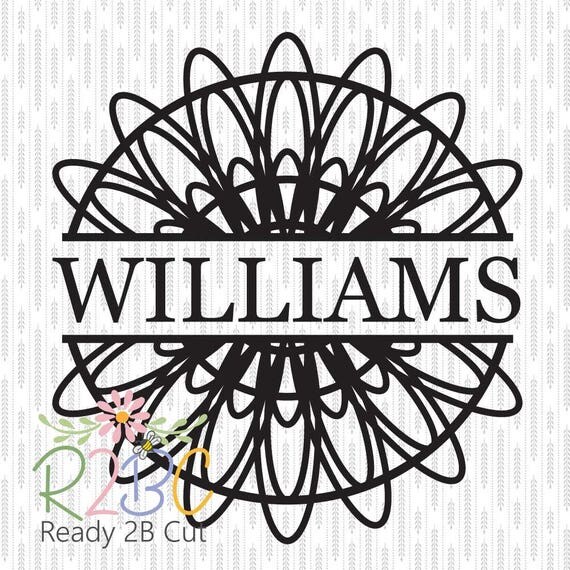 Download Mandala for monogram , name, house number, decal - SVG ...