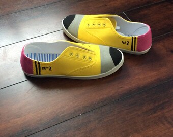 No. 2 Pencil Canvas Shoes